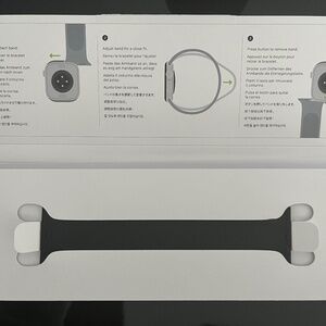 Brand New Apple Solo Loop Band, 42mm, size 5, Black